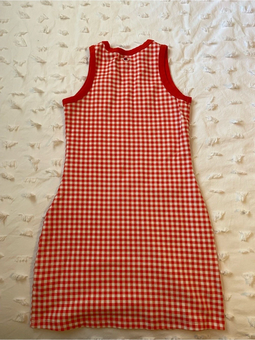 Champion Red and White Gingham Girls' Casual Dress